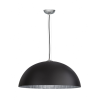  Hanglamp Mezzo Krijt 70cm zwart/zilver